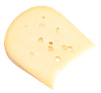 Cheese on white